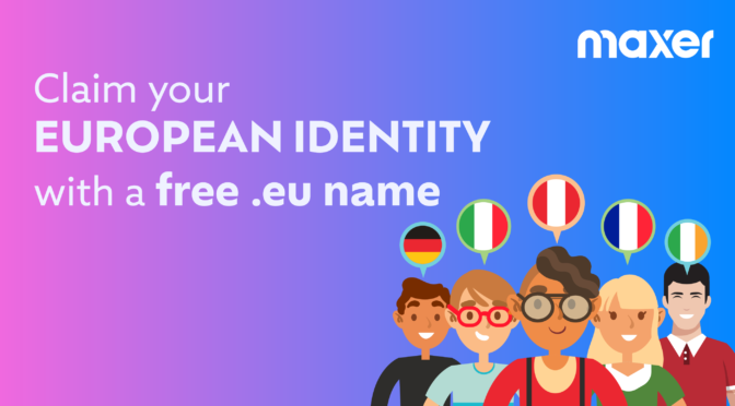 Claim your European identity with a free .eu name